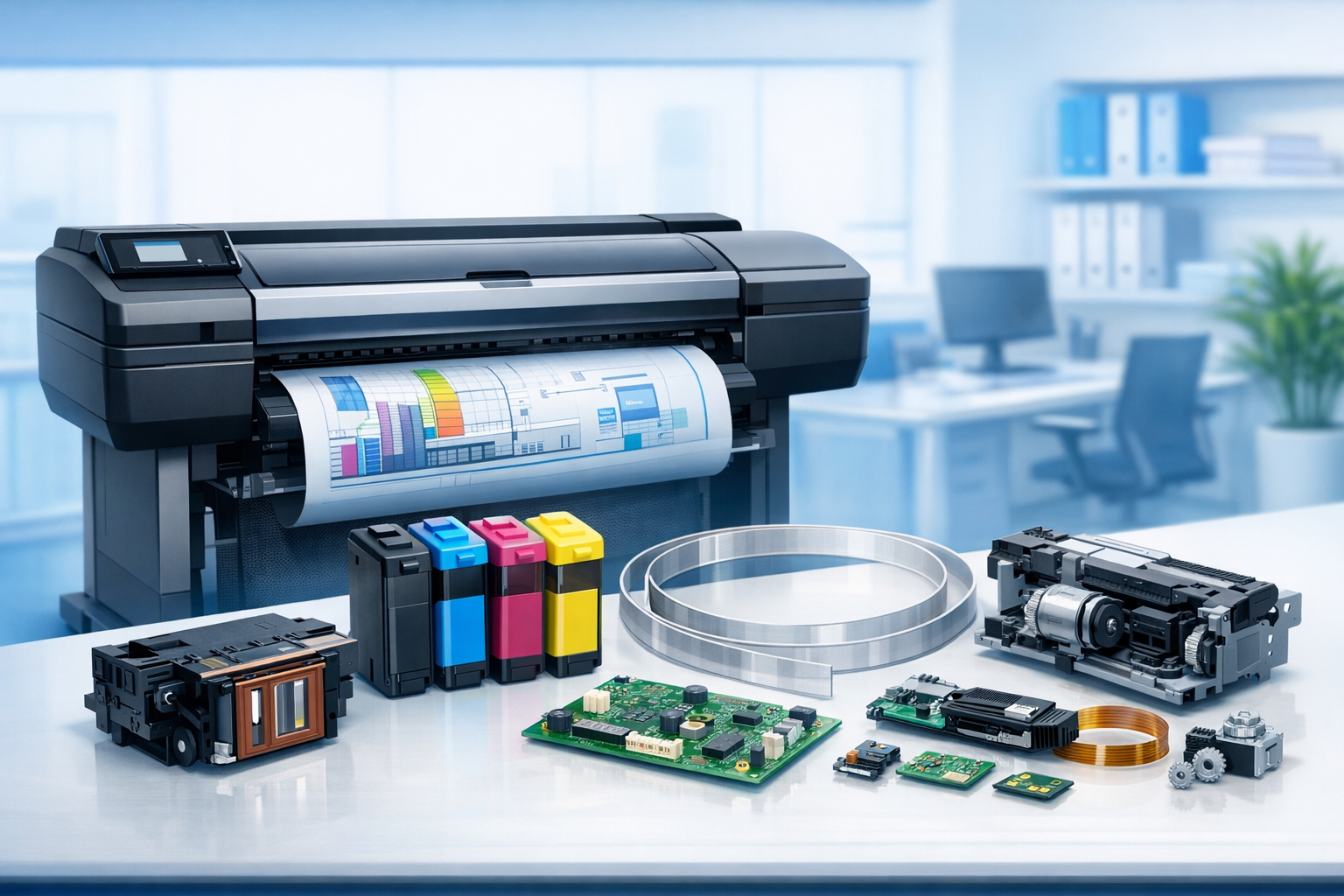چطور قطعه مناسب پلاتر HP را انتخاب کنیم؟